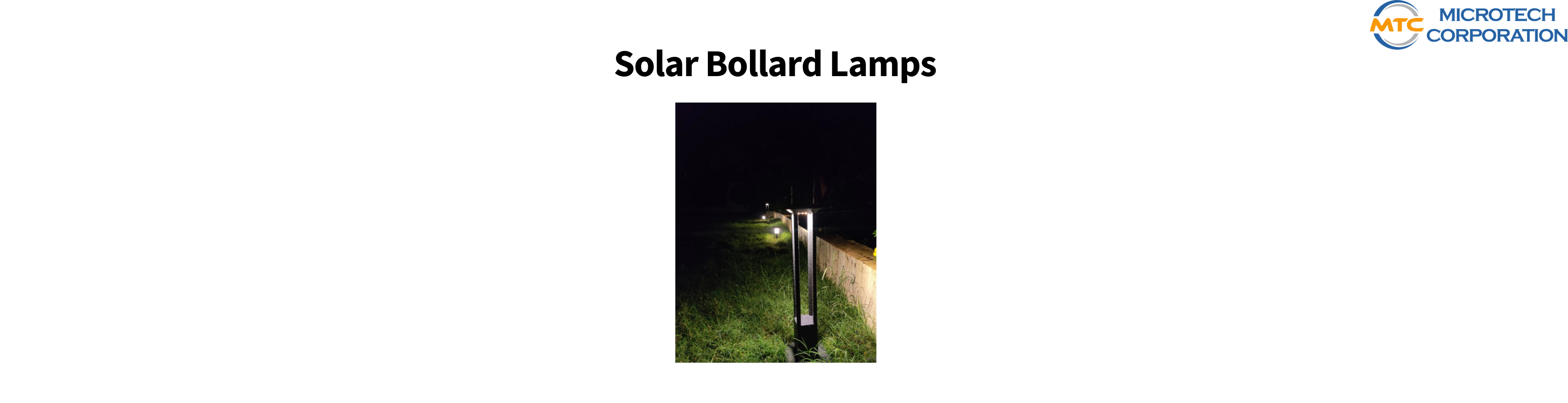 Solar Bollard Light