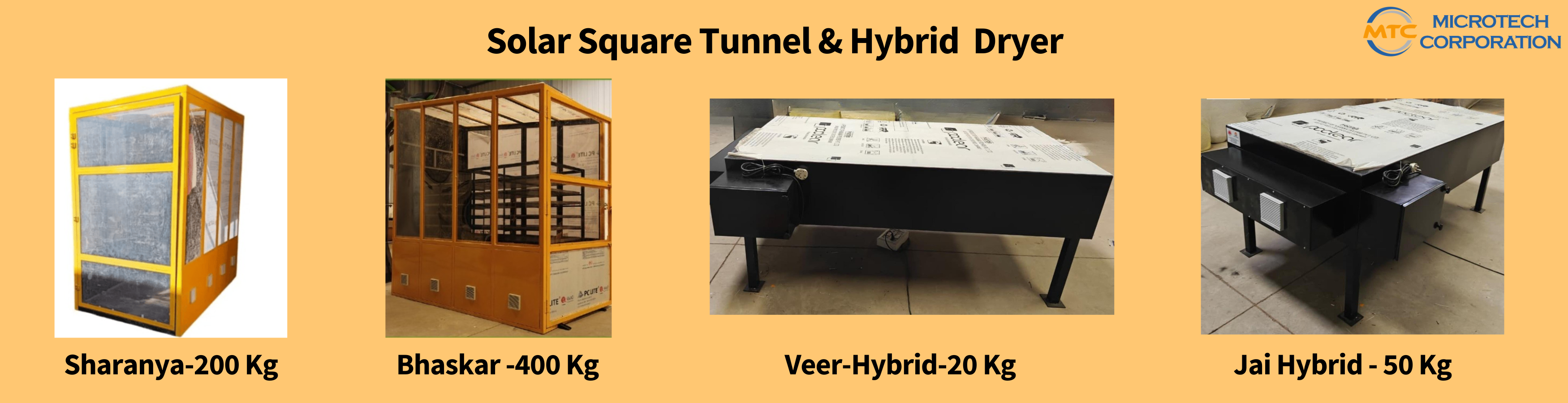 Solar Sqaure & Hybrid Dryer Tunnel